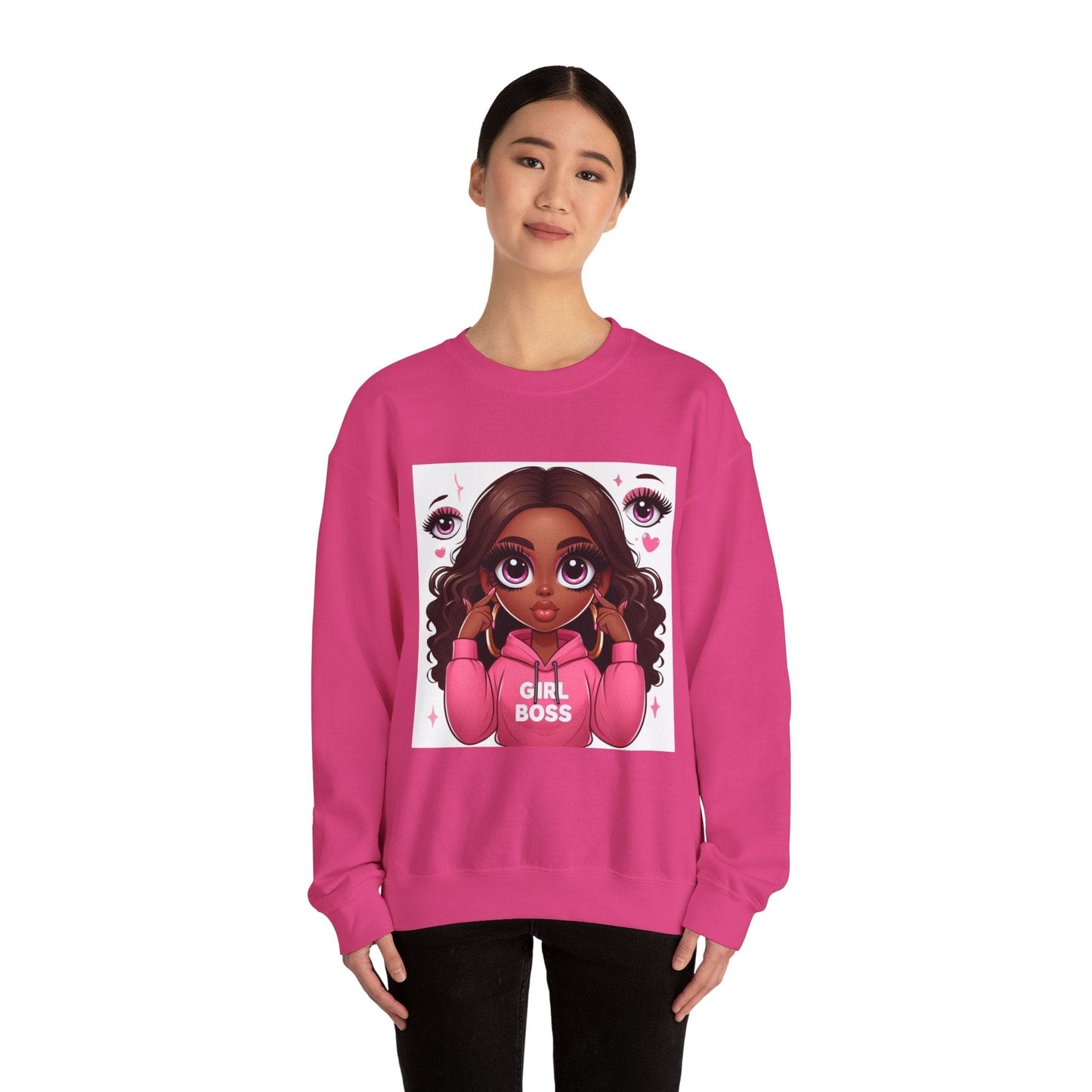 Girl Boss Heavy Blend™ Crewneck Sweatshirt