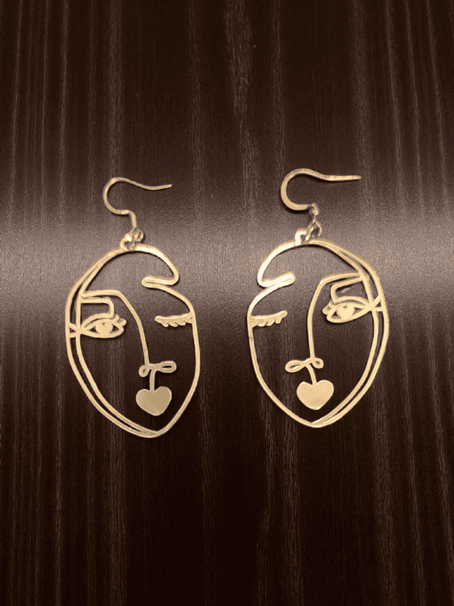 Abstract Face Earrings