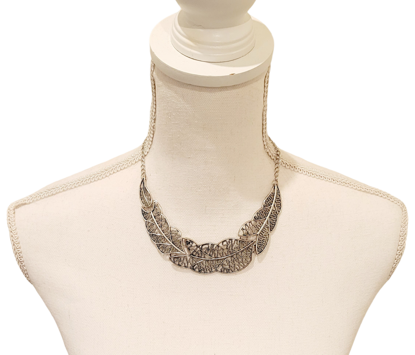Silver Leaf Necklace