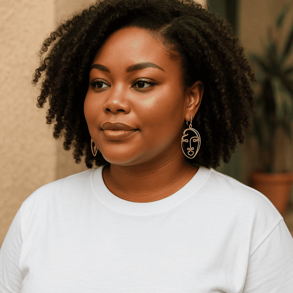 Abstract Face Earrings