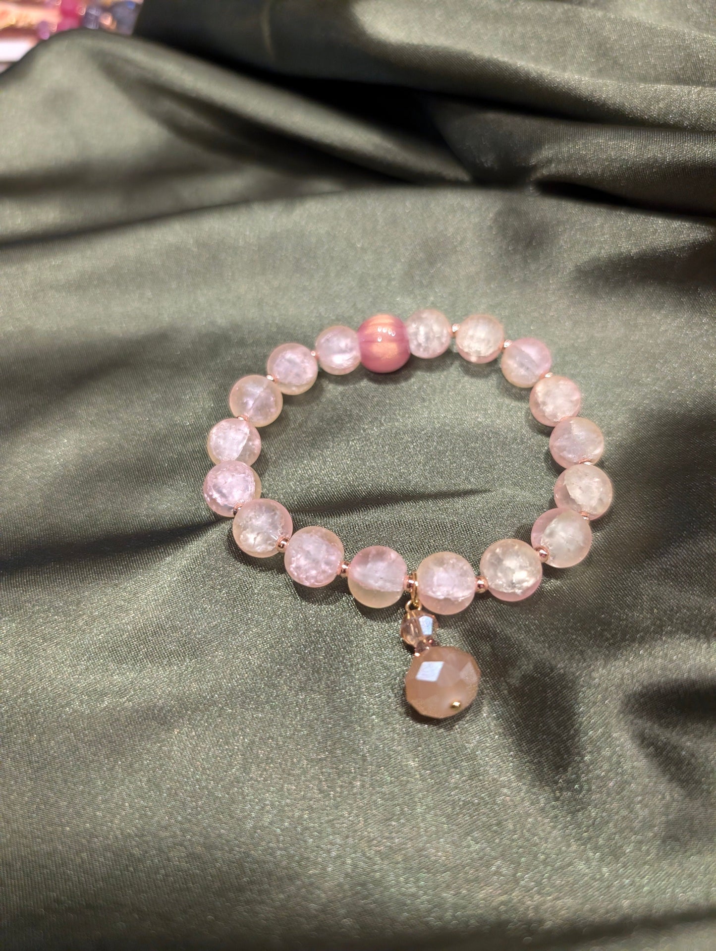 Quartz Beaded Bracelet