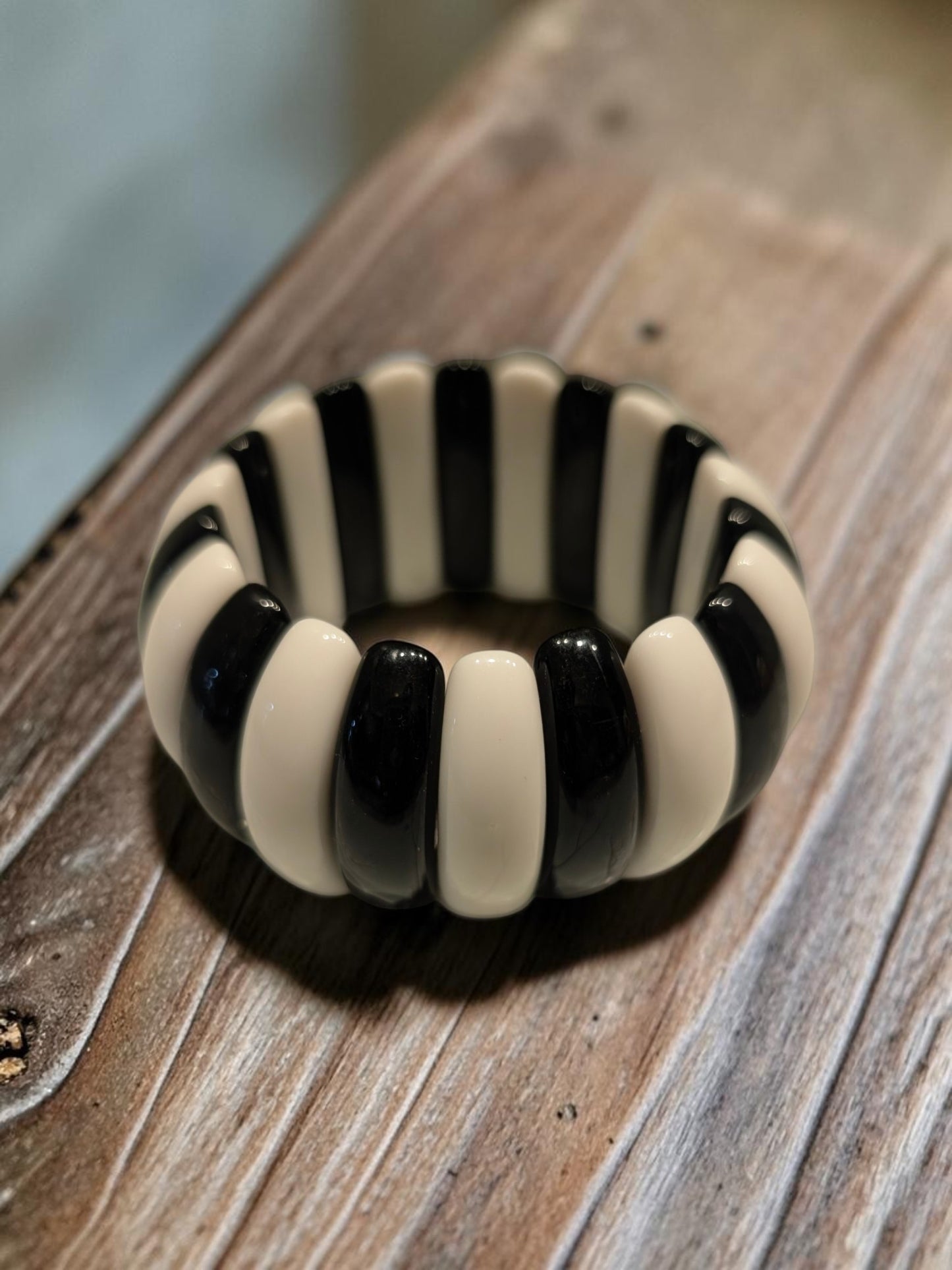 Black and White Bracelets