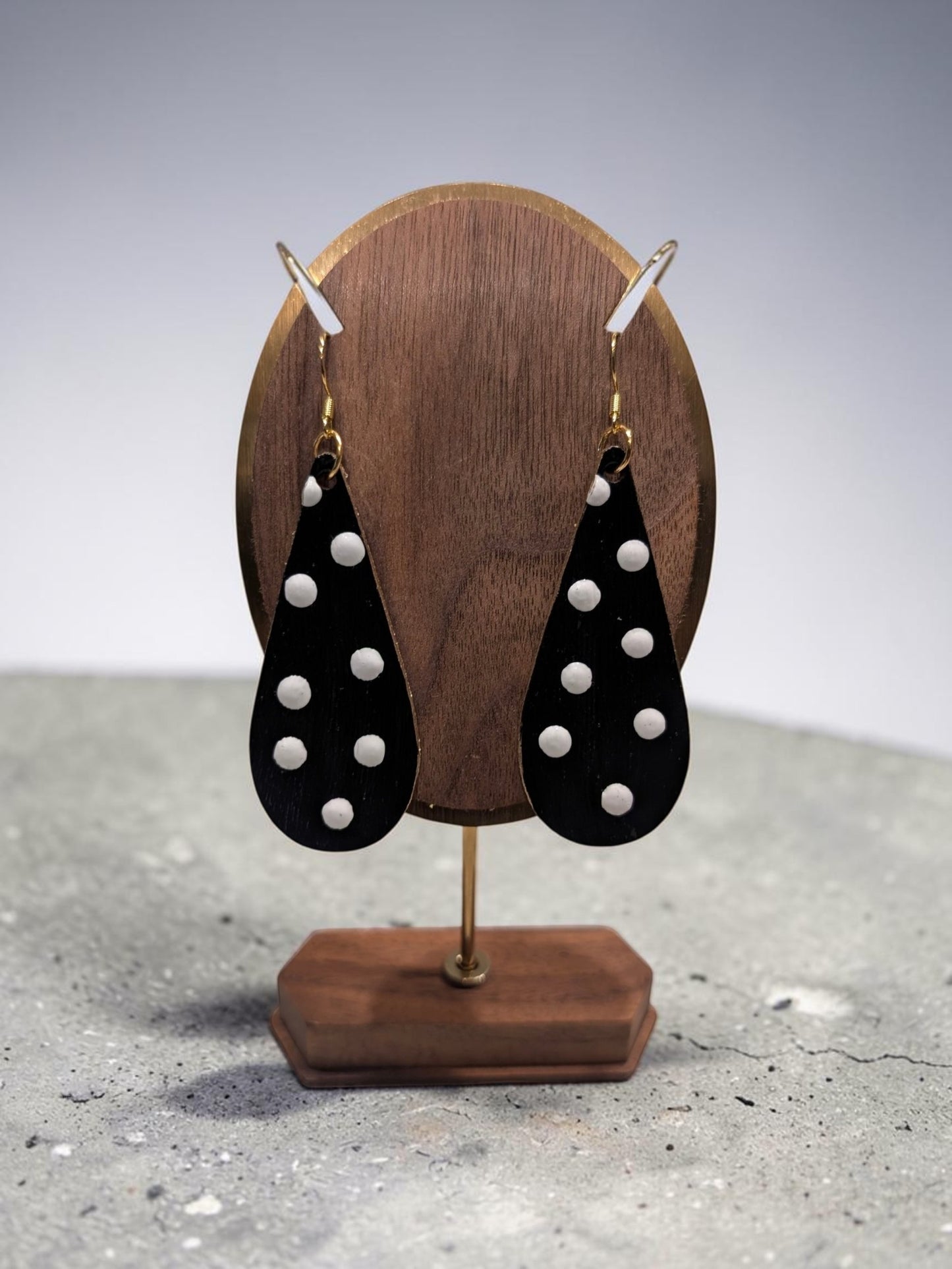 Statement Polka Dot Earrings