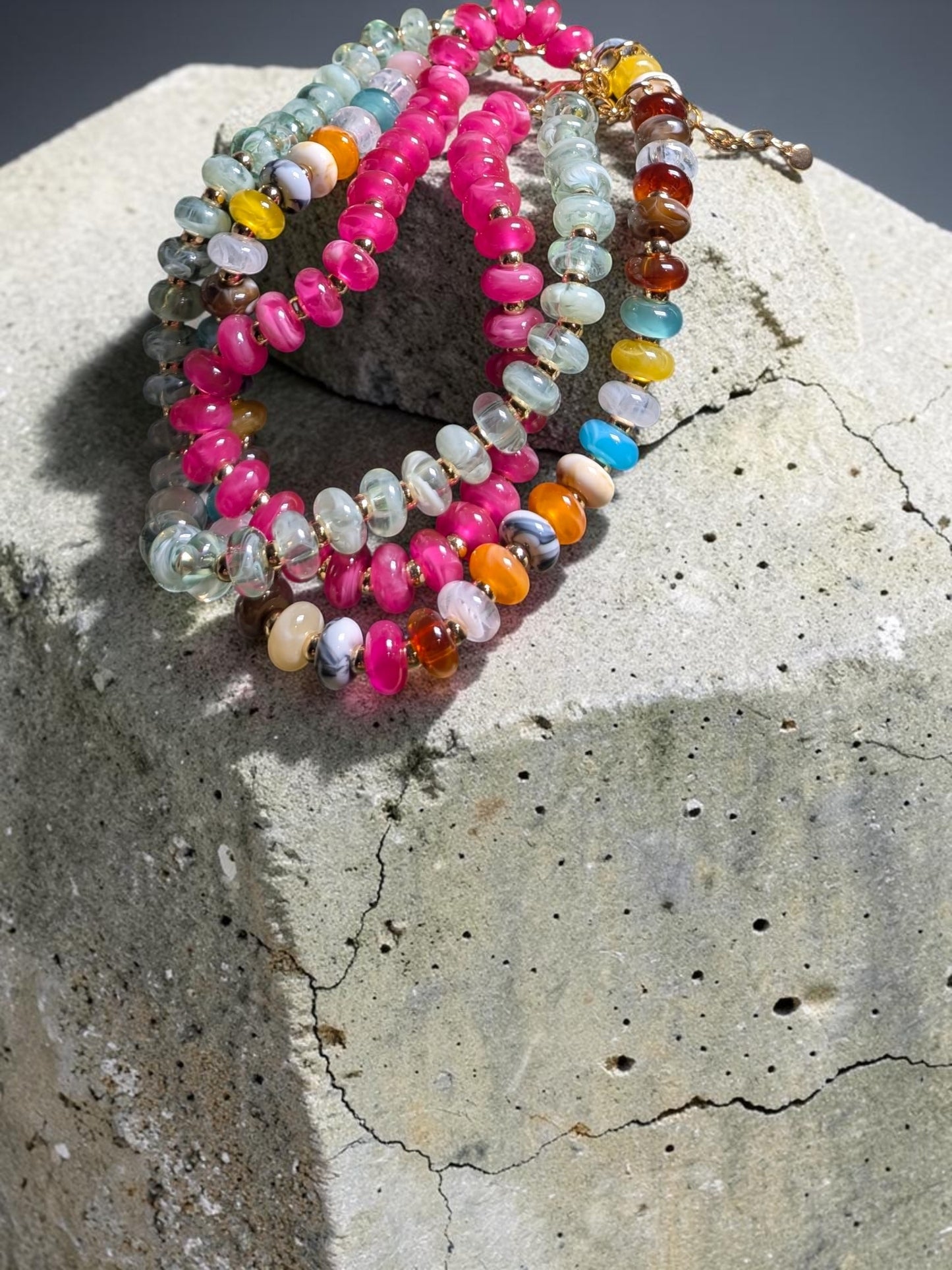 Glass Beaded Necklace
