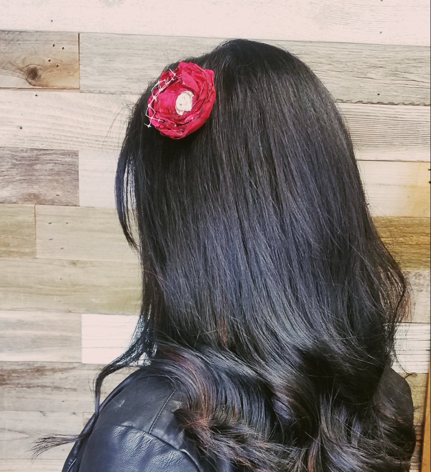 Red Satin Fascinator - thatboholife