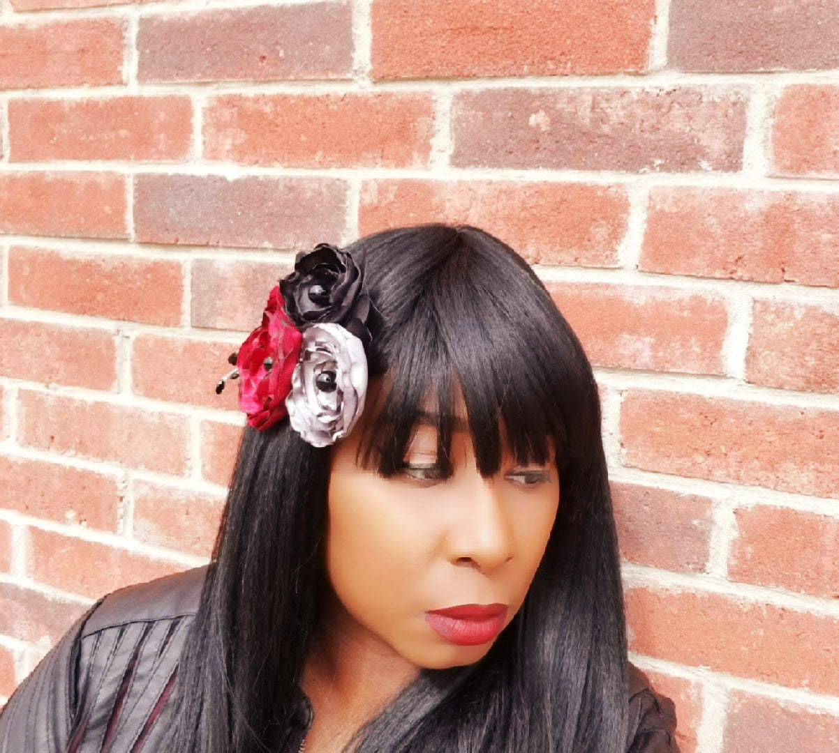 Red Satin Fascinator - thatboholife