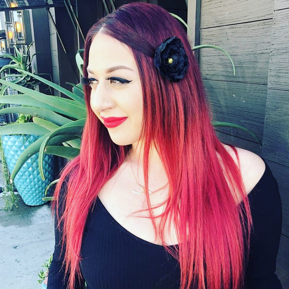 Satin Hair Flower - thatboholife