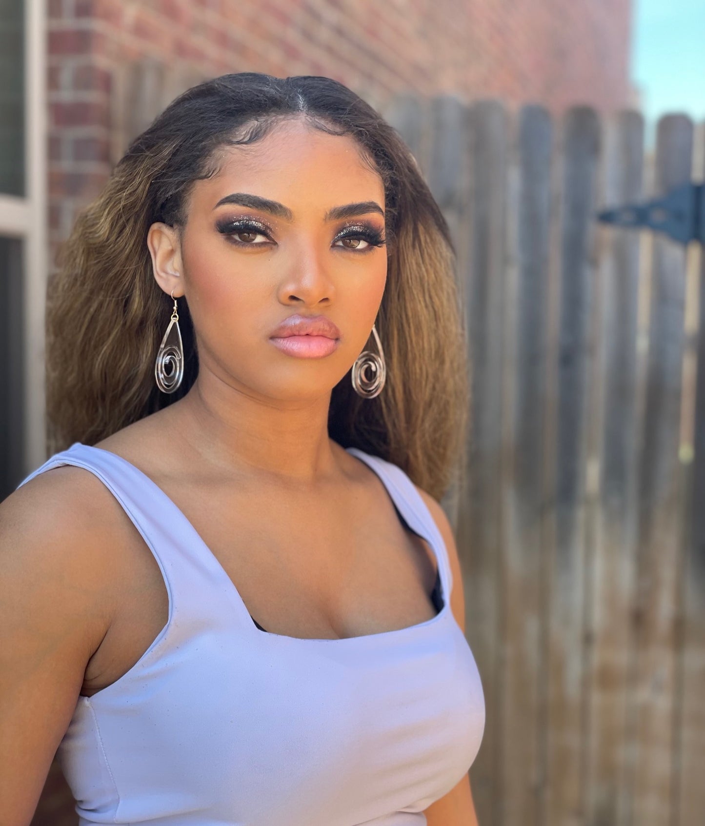 Clear Acrylic Earrings