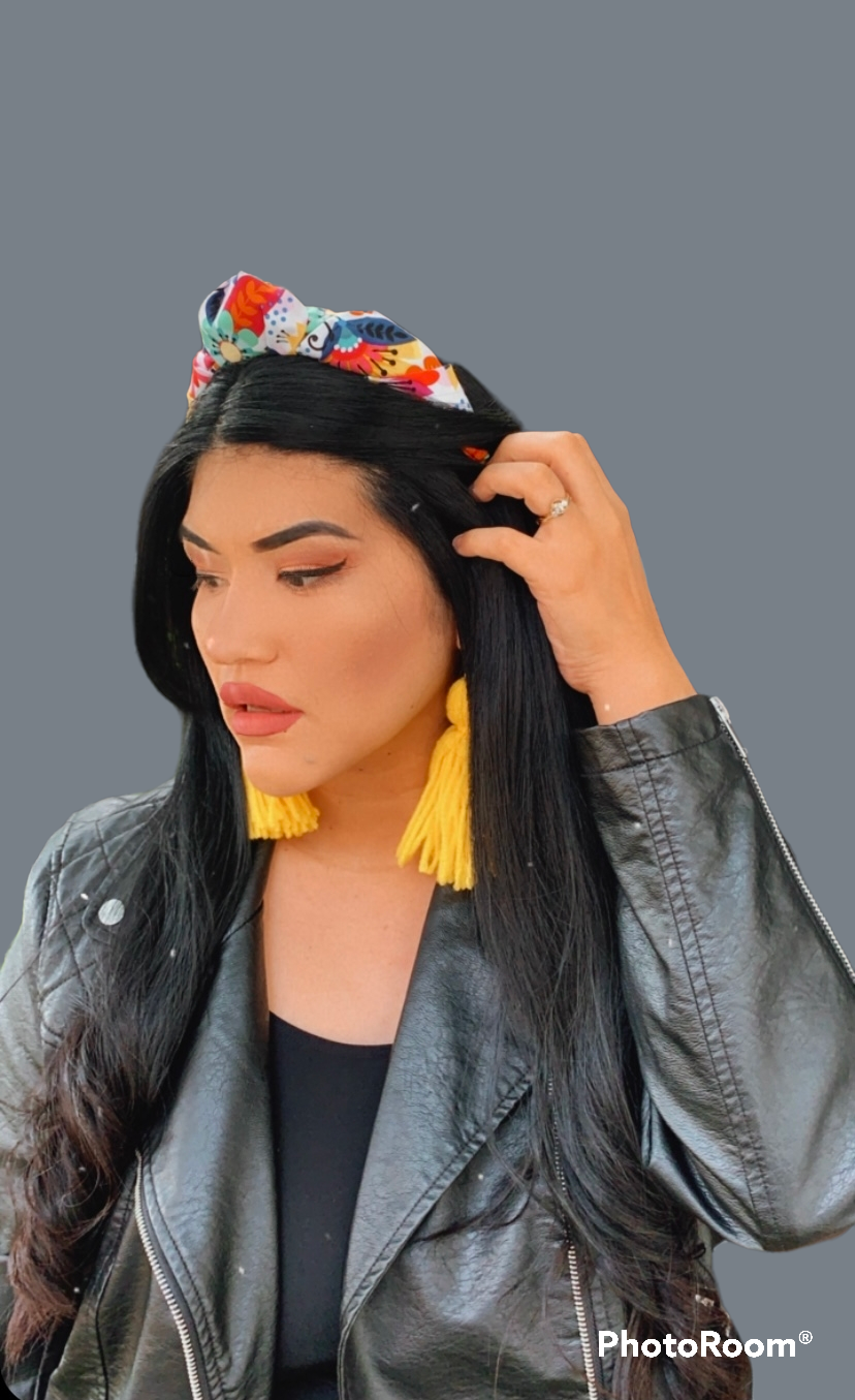 Yarn Tassel Earrings