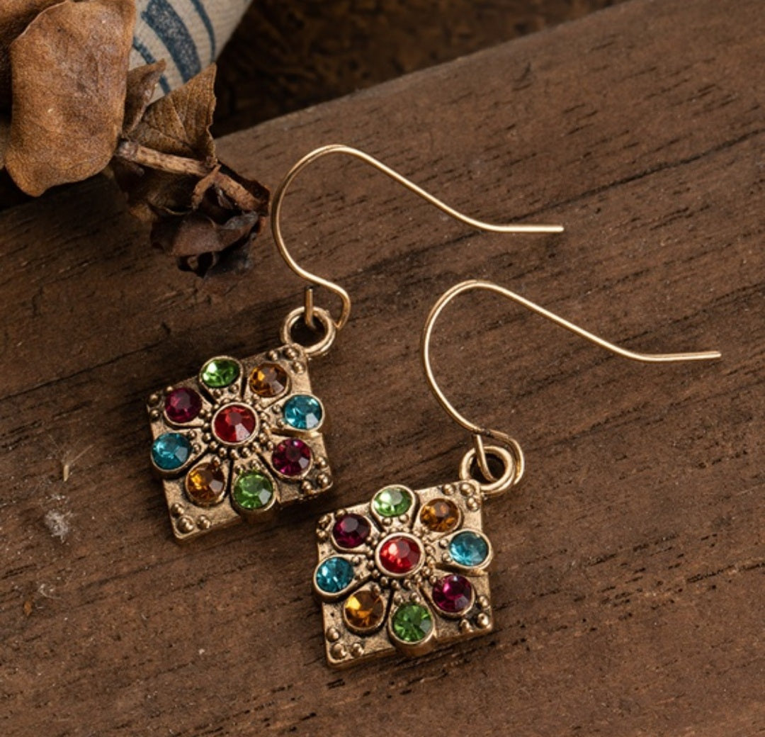 Boho Gem Earrings