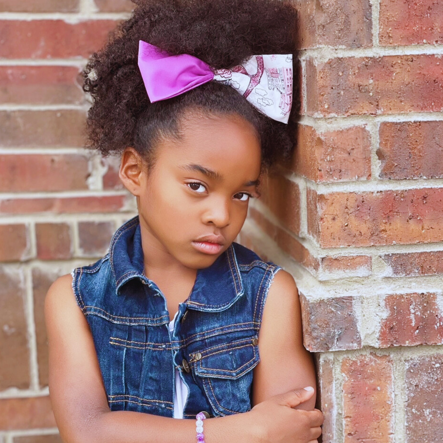 Paris Fabric Hairbow