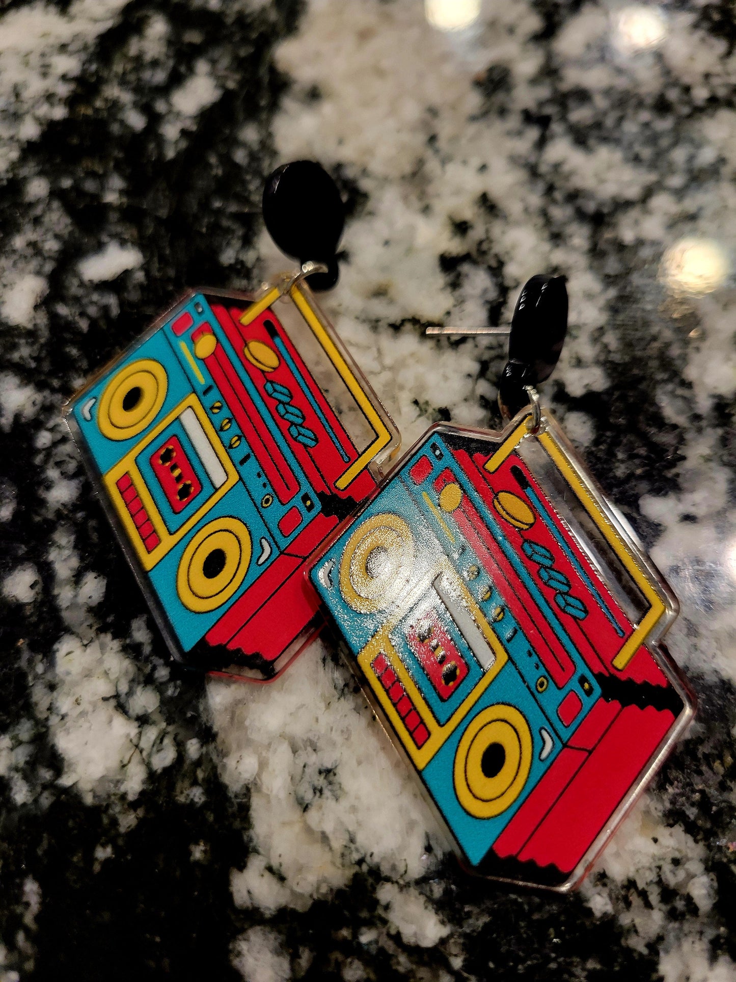 Retro Radio Earrings