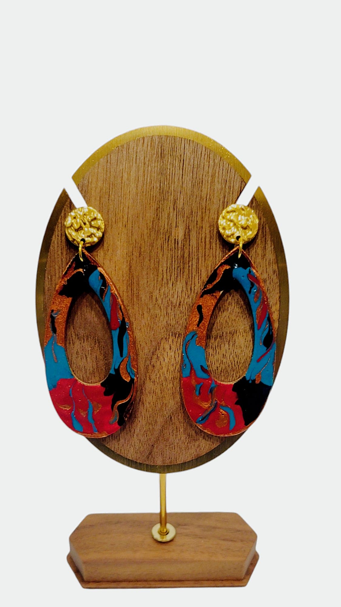 handpainted earrings
