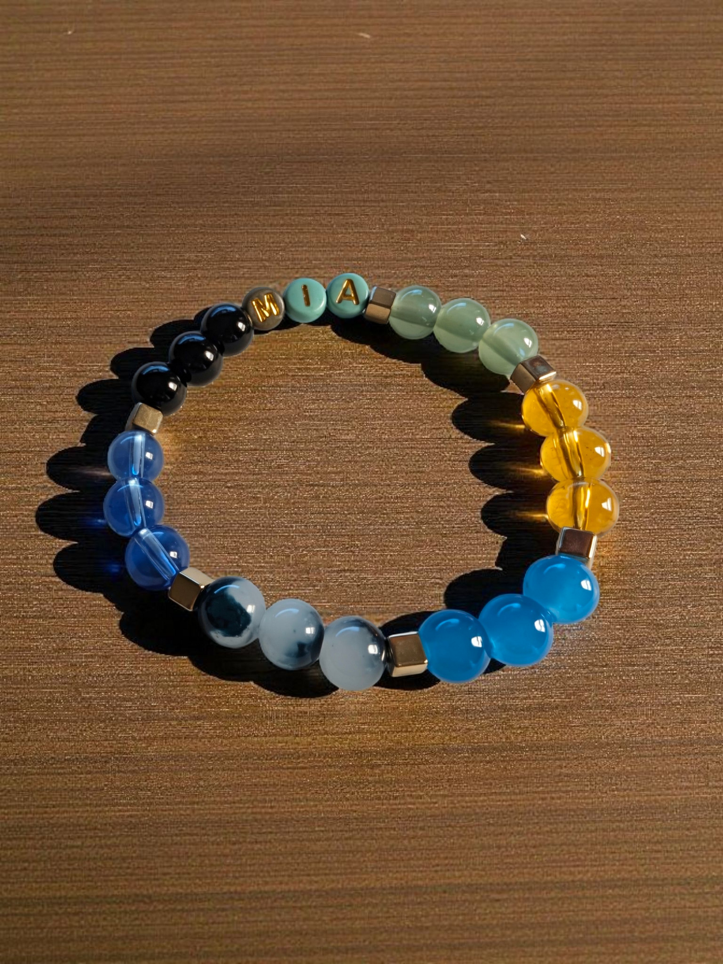 Custom Word  Beaded Bracelet