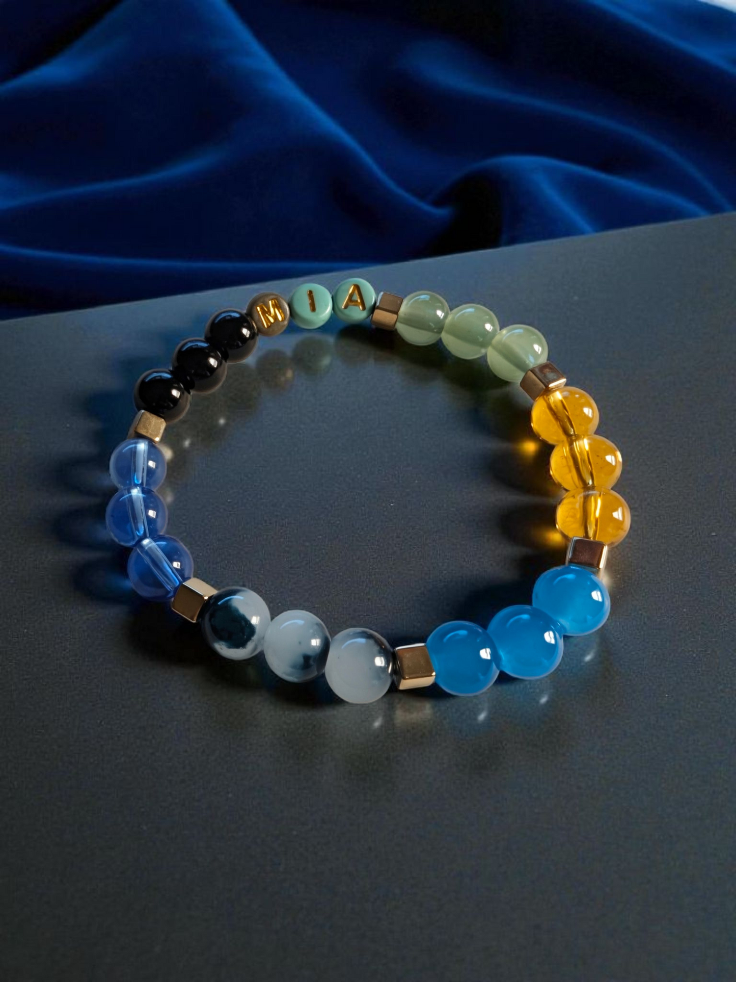 Custom Word  Beaded Bracelet