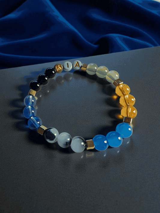 Custom Word  Beaded Bracelet