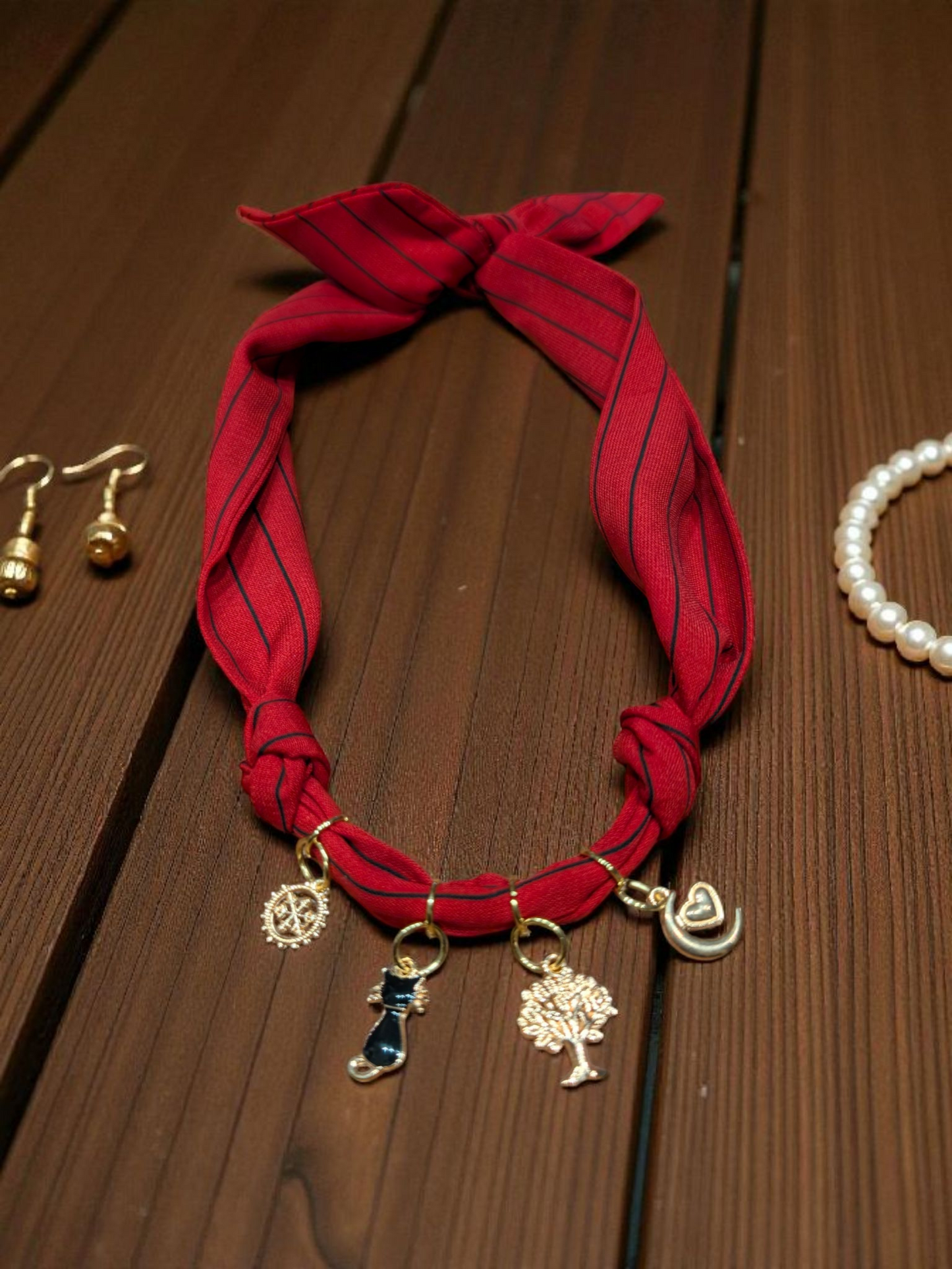 Scarf Necklace/Charms