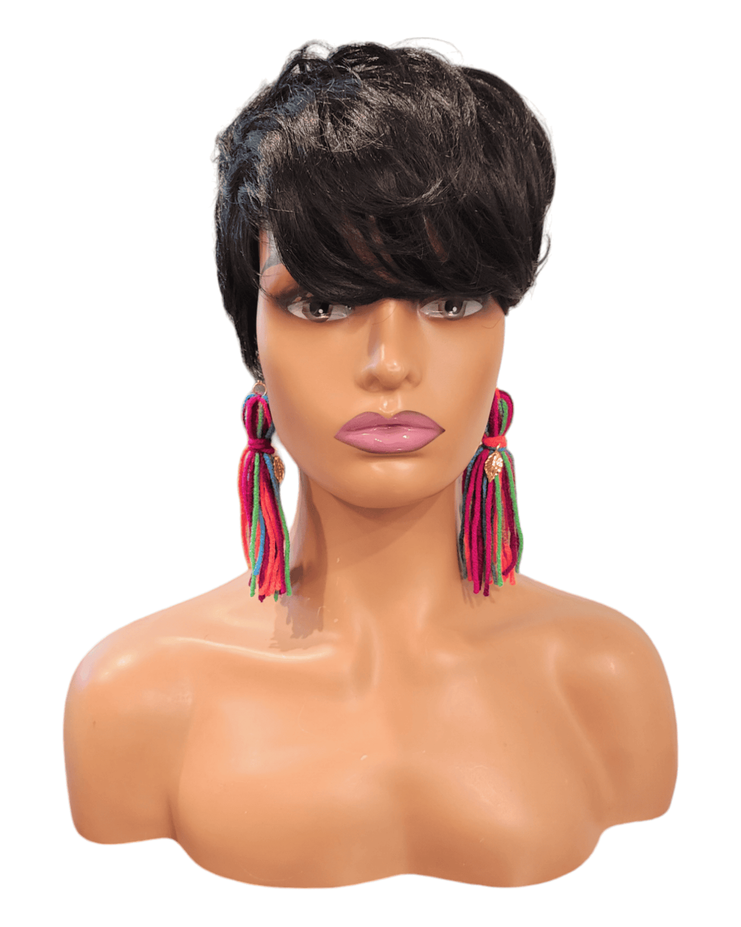 Yarn Tassel Earrings