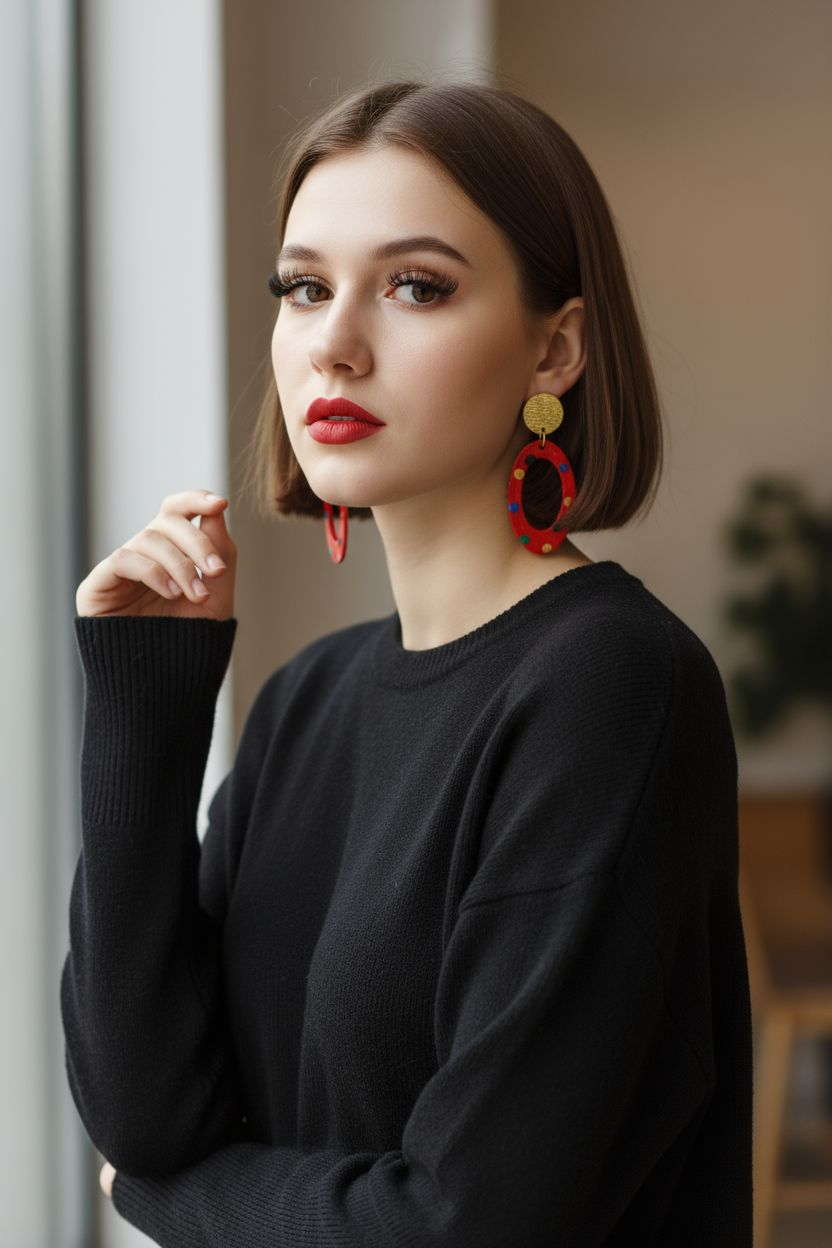 Handpainted Earrings