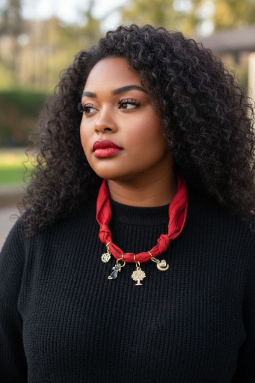 Scarf Necklace/Charms