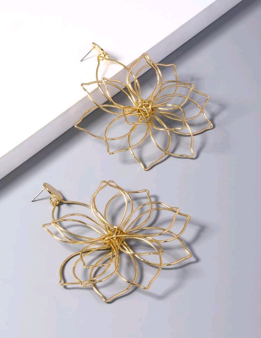 Flower wrapped Earrings