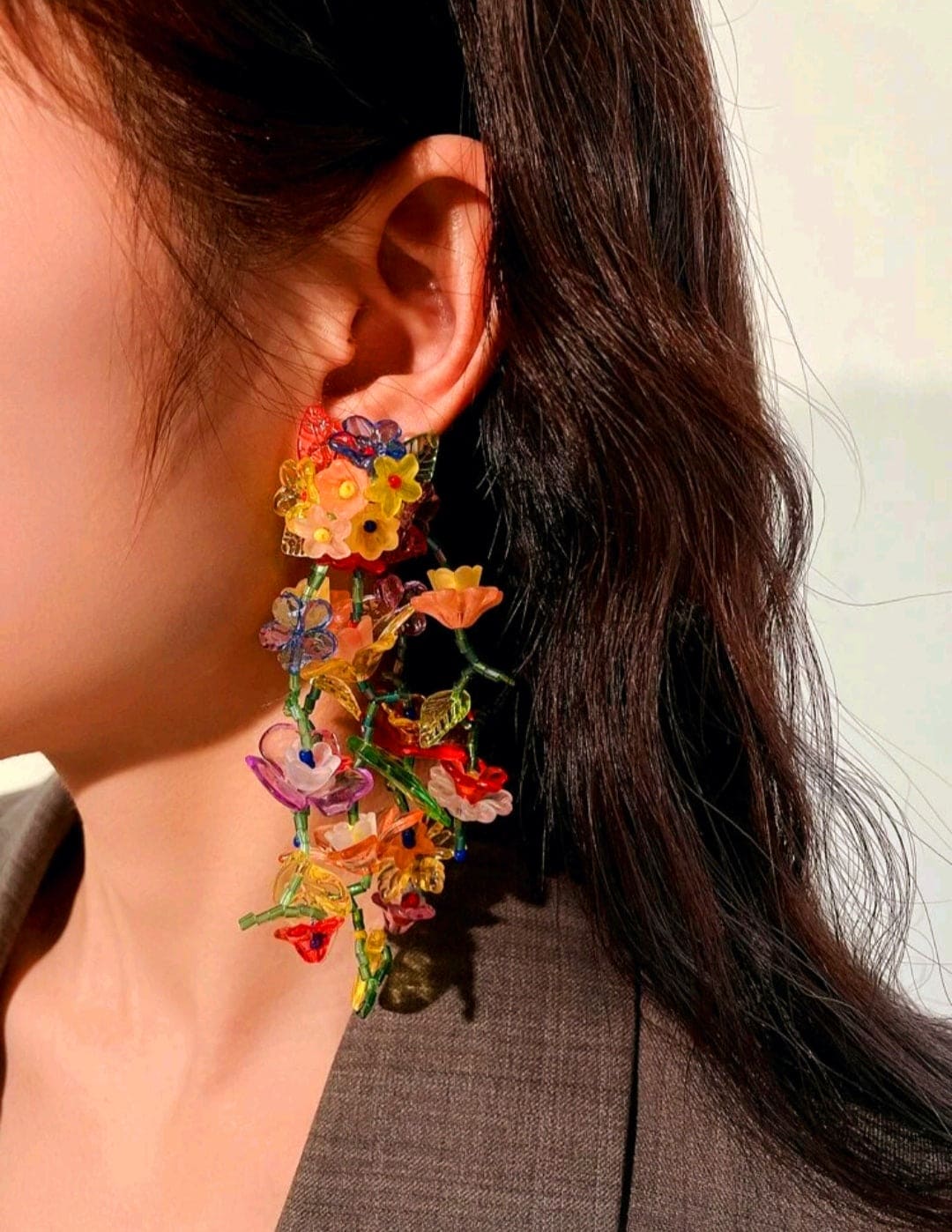 Floral Drop Earrings