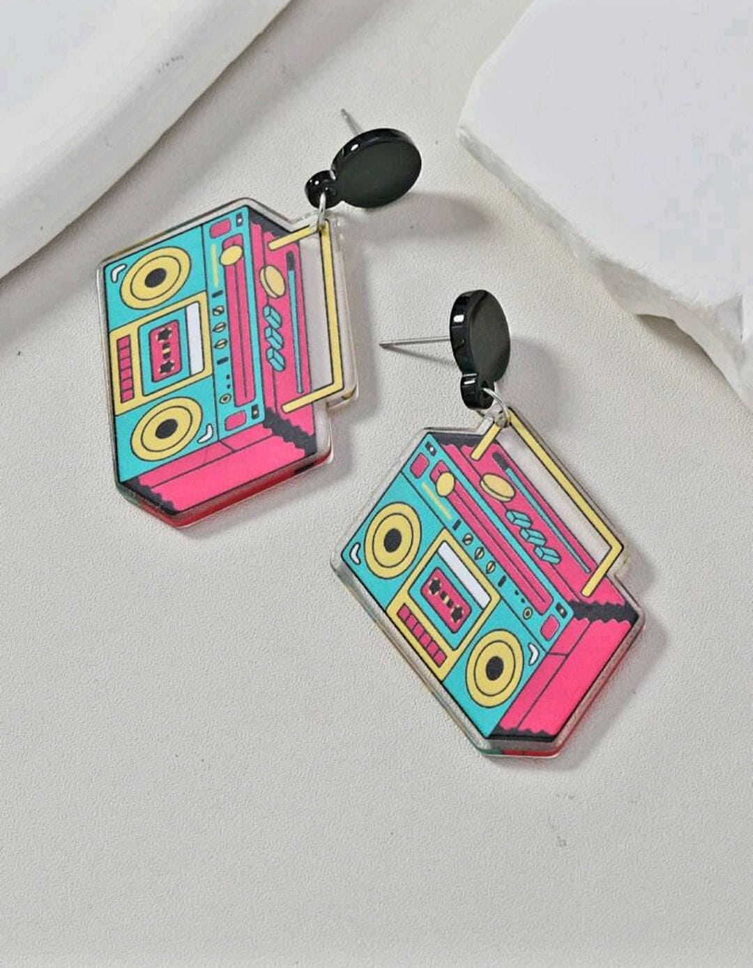 Retro Radio Earrings