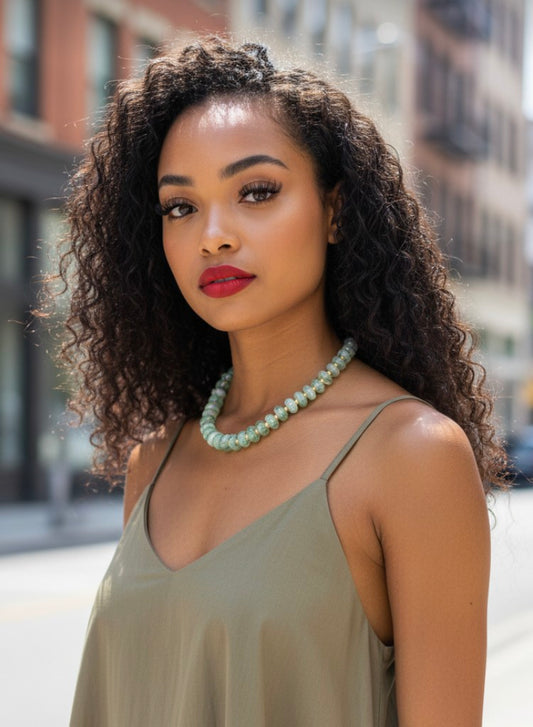 Glass Beaded Necklace