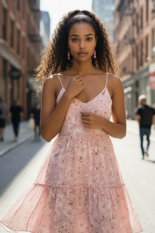 Dyed Quartz Beaded Earrings