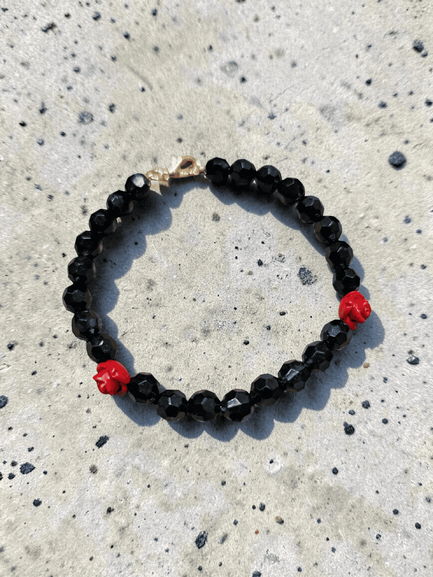 Rose Beaded Bracelet