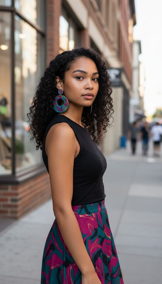 Handpainted Earrings