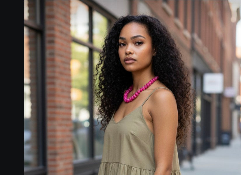 Glass Beaded Necklace