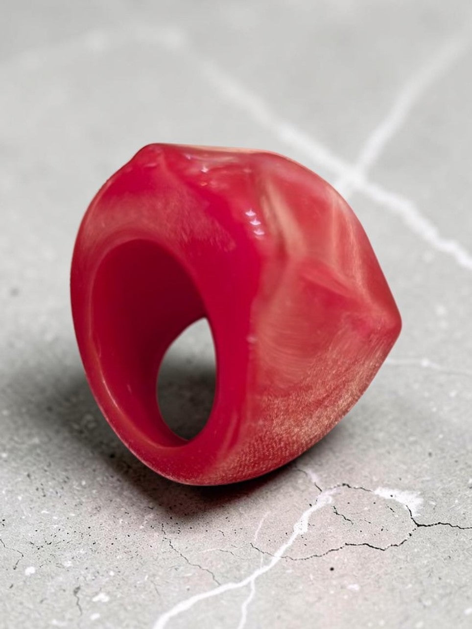 Orange Acrylic Ring