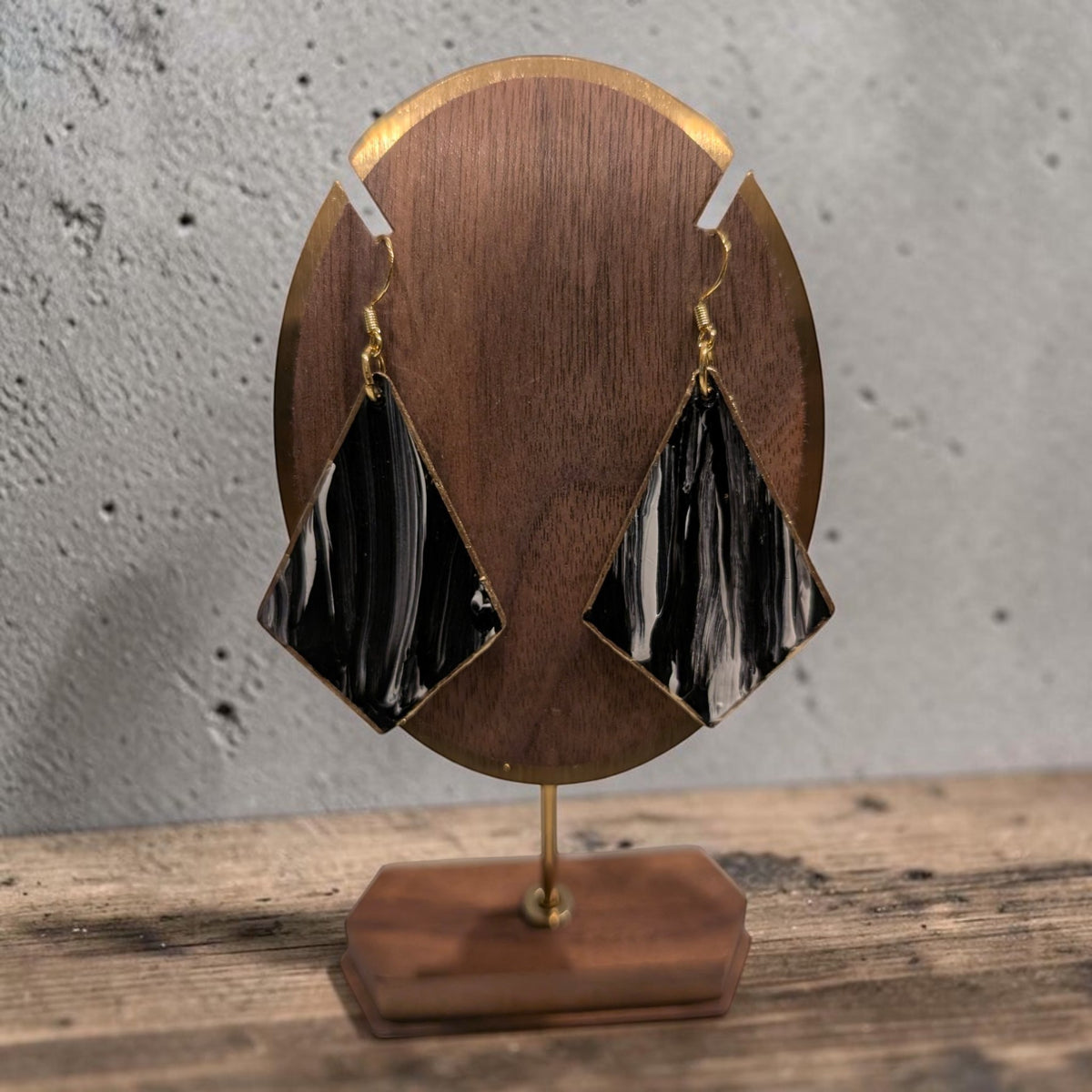 Statement Handpainted Earrings