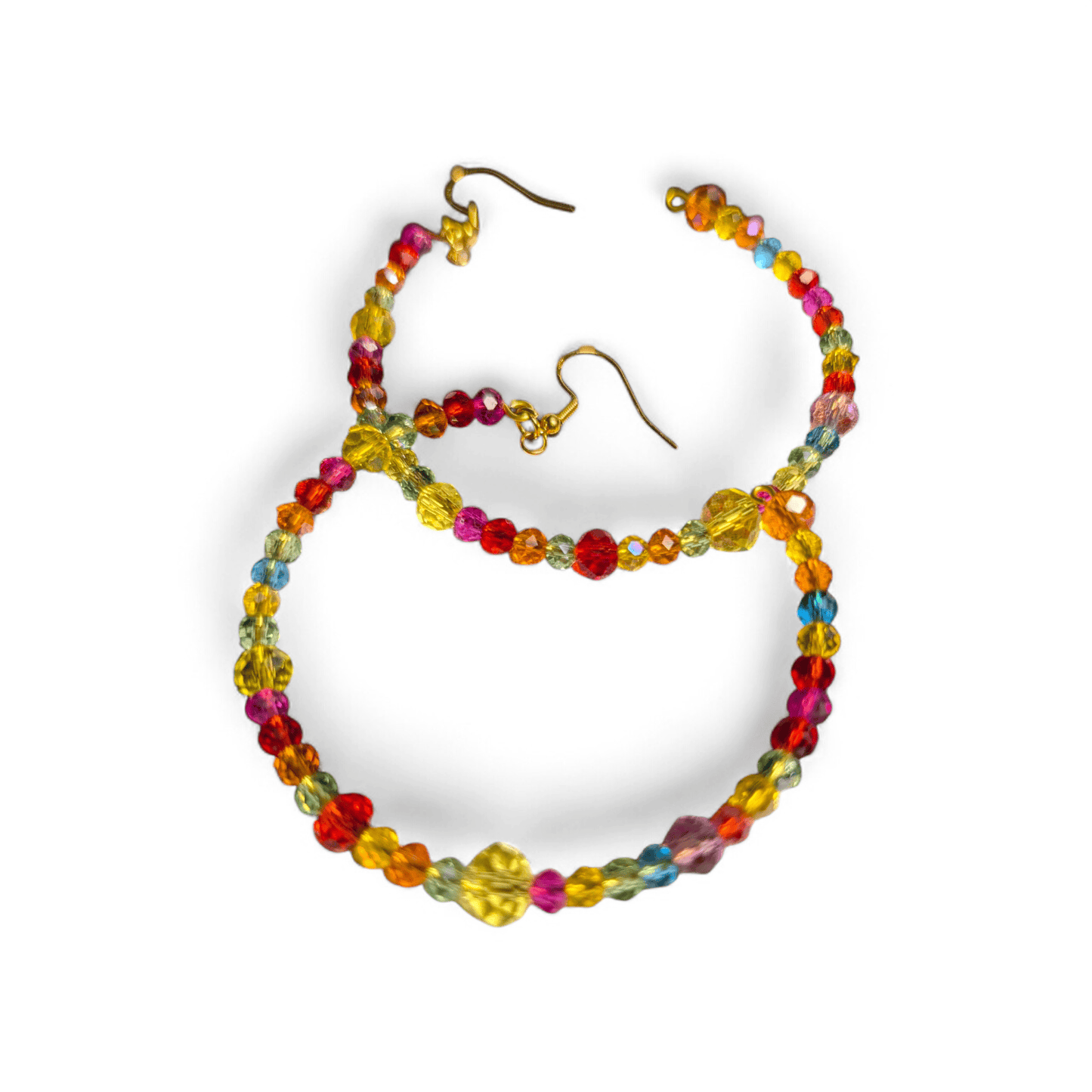 Glass Beaded Hoops