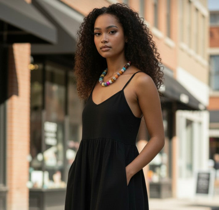 Glass Beaded Necklace