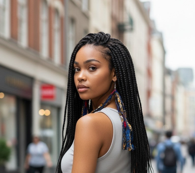 Ankara Tassel Earrings