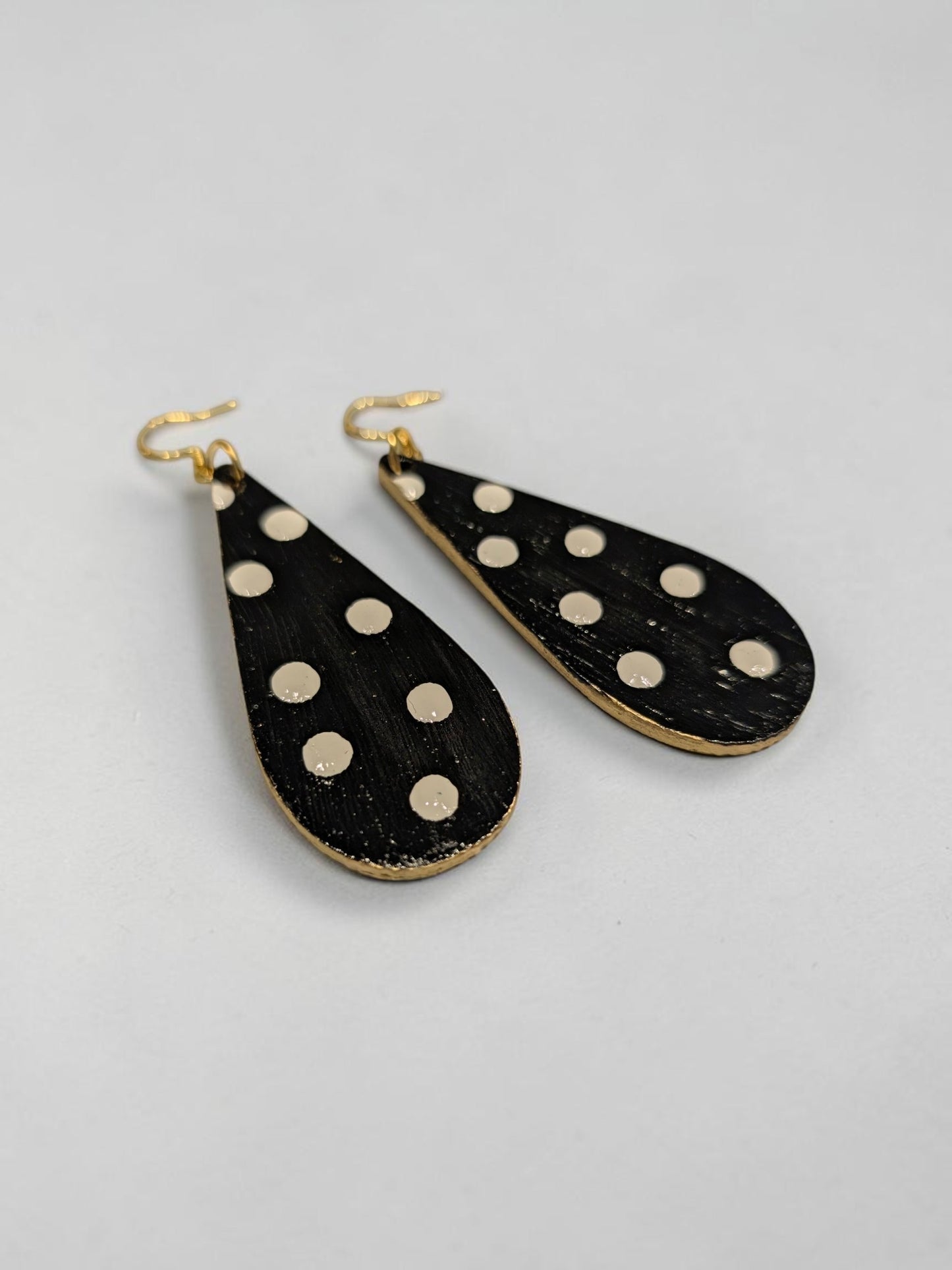 Statement Polka Dot Earrings
