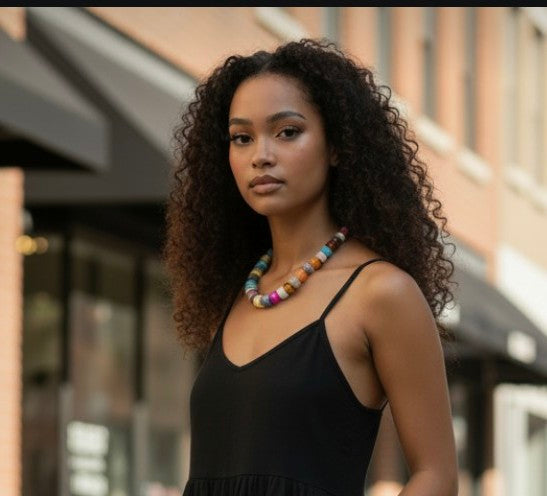 Glass Beaded Necklace