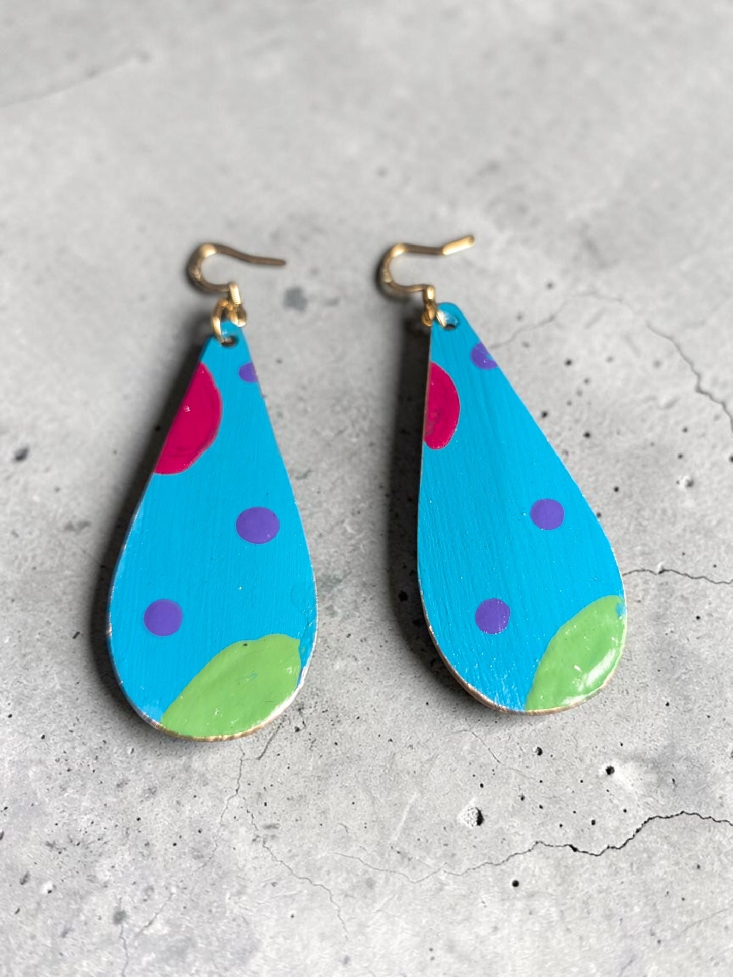 Hand-Painted Earrings