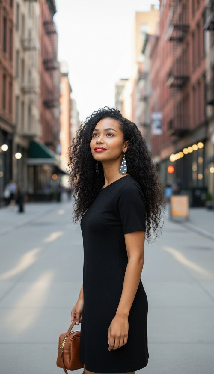 Statement Polka Dot Earrings