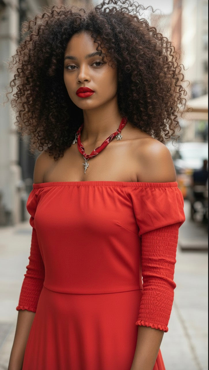 Bandana Charm Necklace