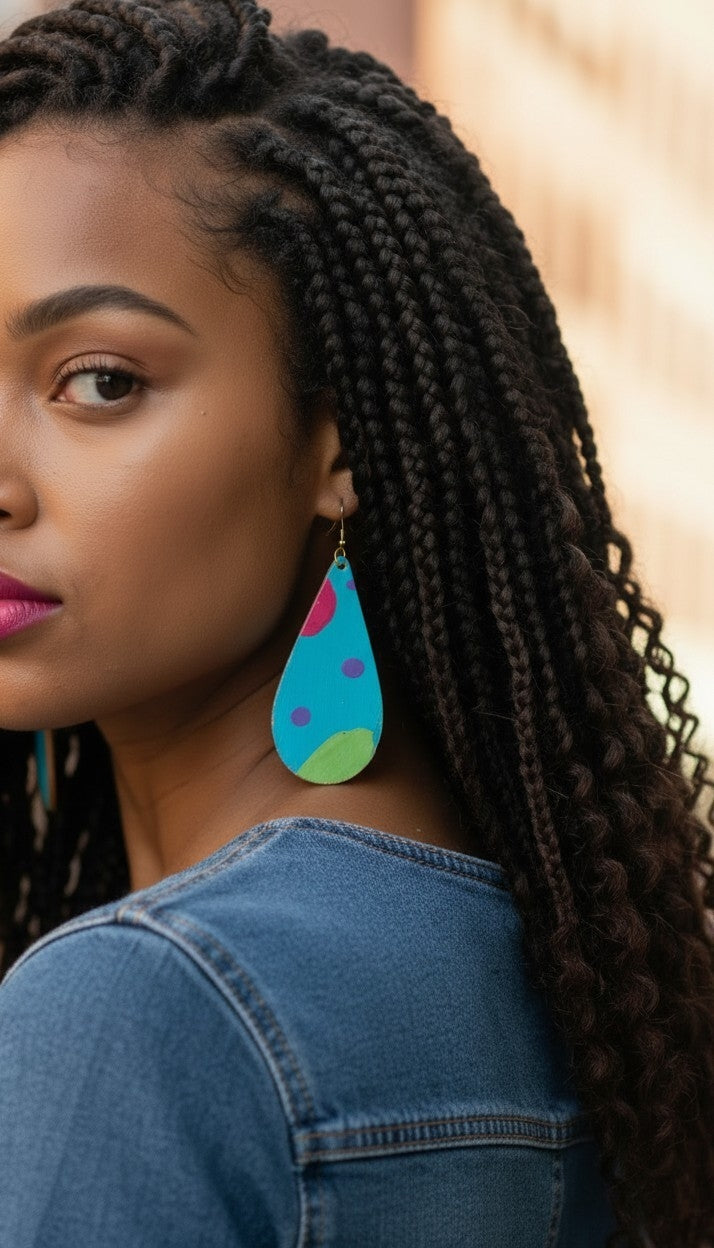 Hand-Painted Earrings