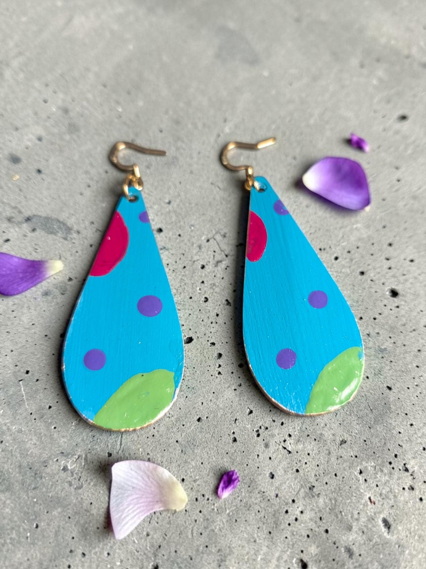 Hand-Painted Earrings