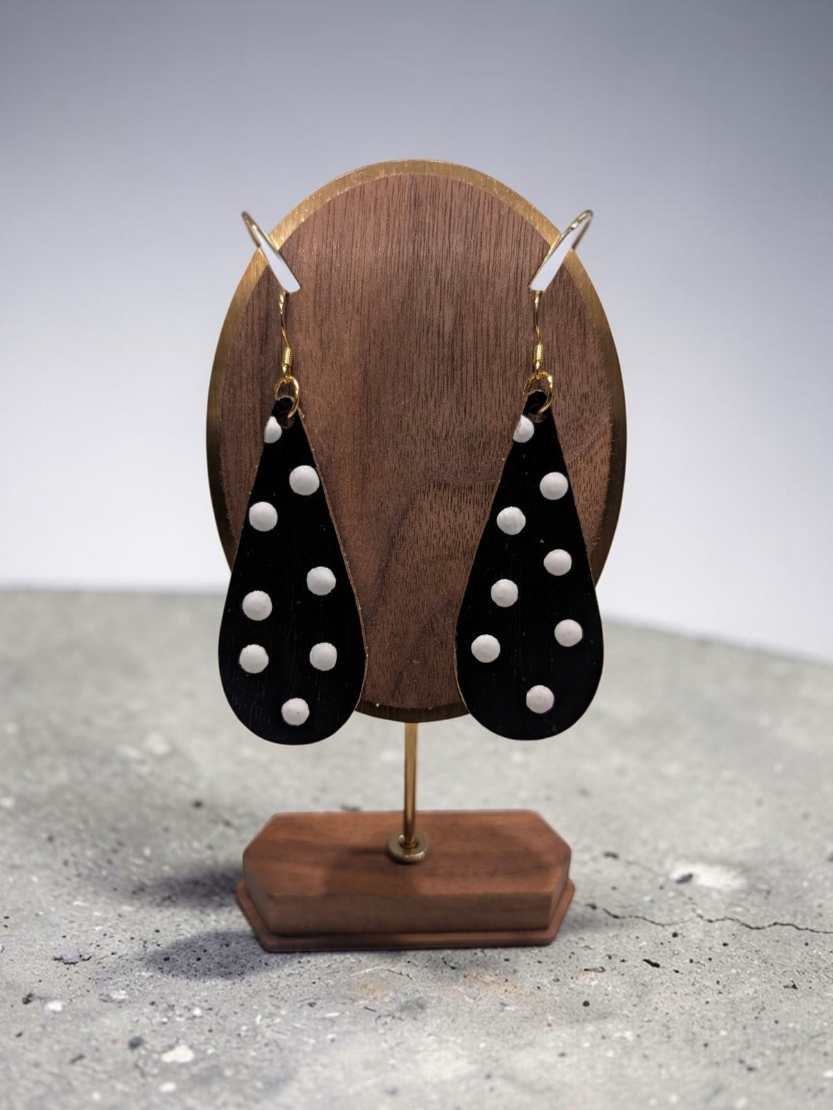 Statement Polka Dot Earrings