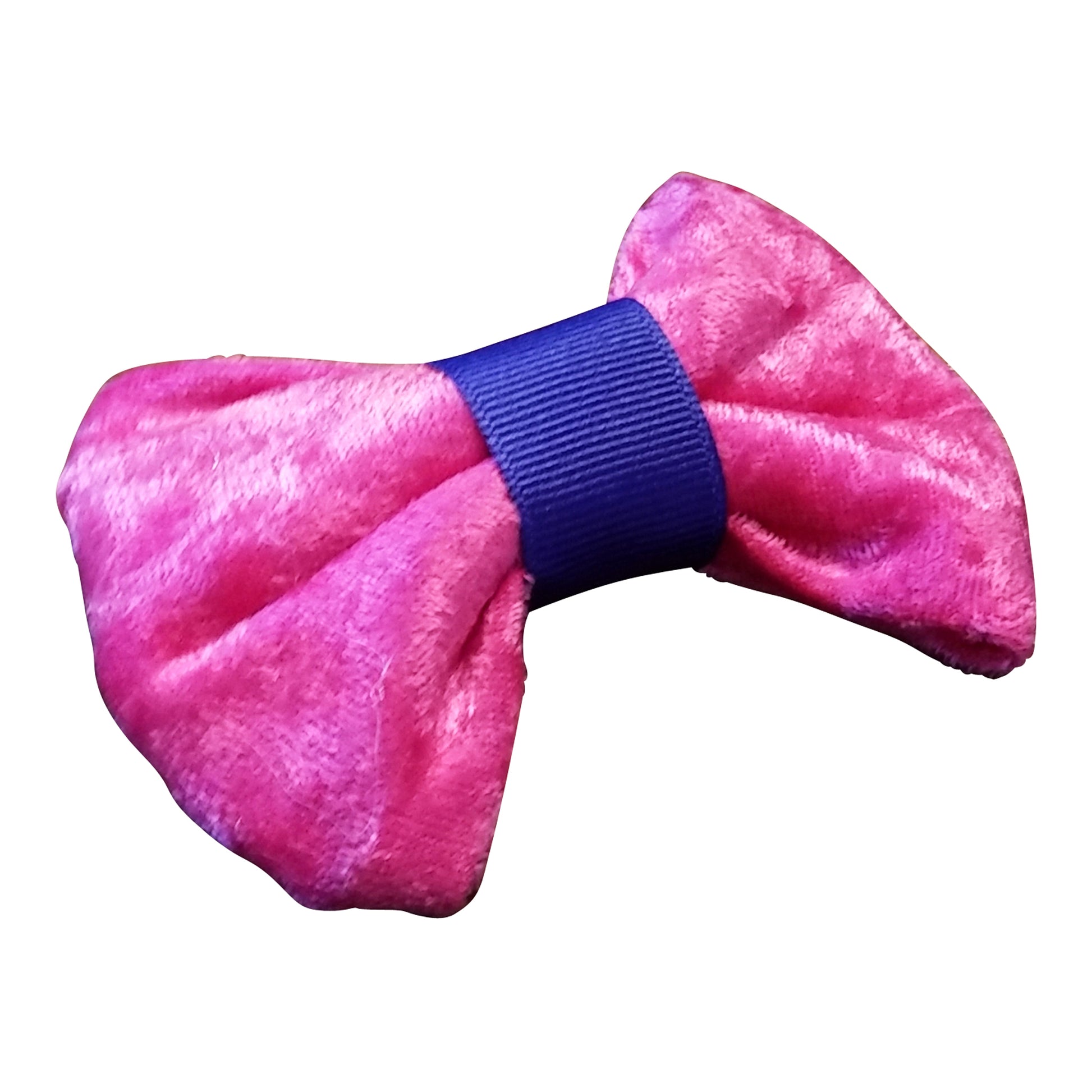 Pink Velvet Hairbow - thatboholife