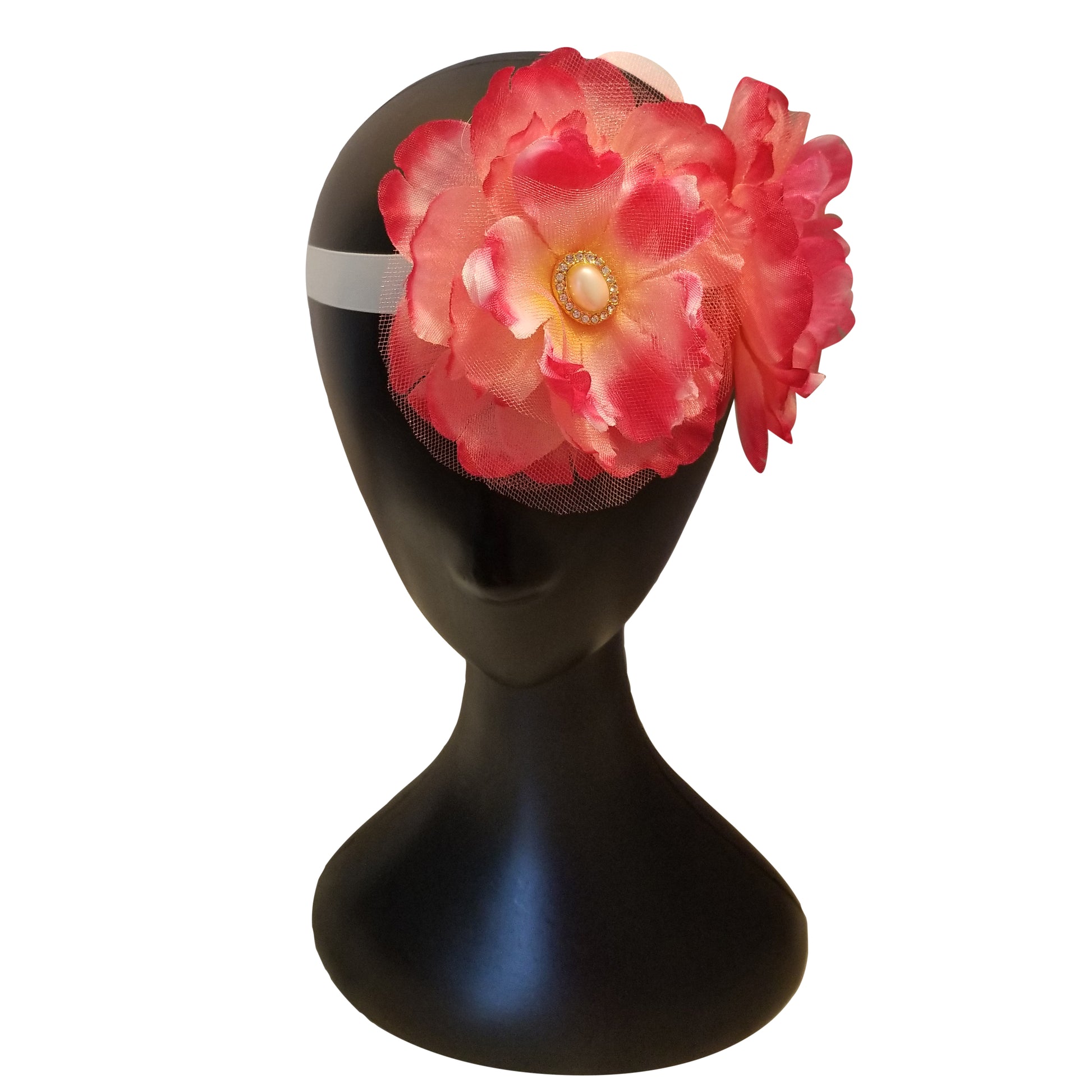 Pink Silk and Satin Flower Crown - thatboholife