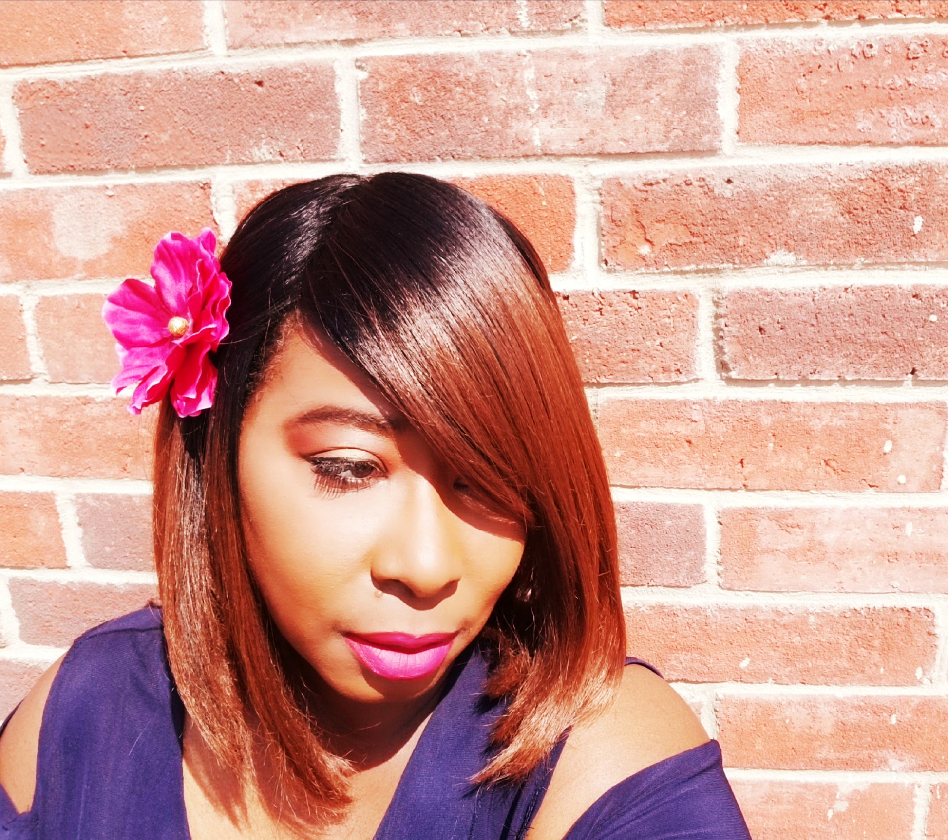 Hair  Flowers Pink - thatboholife