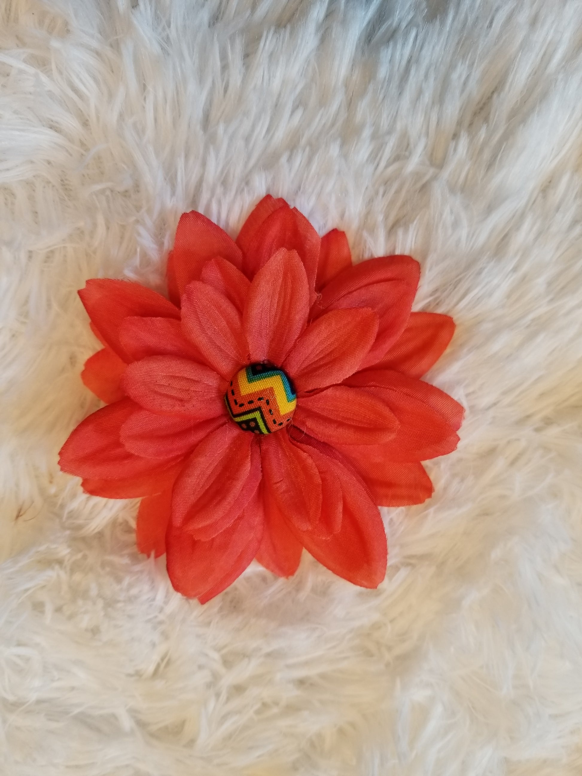 Hair Flower / Orange - thatboholife