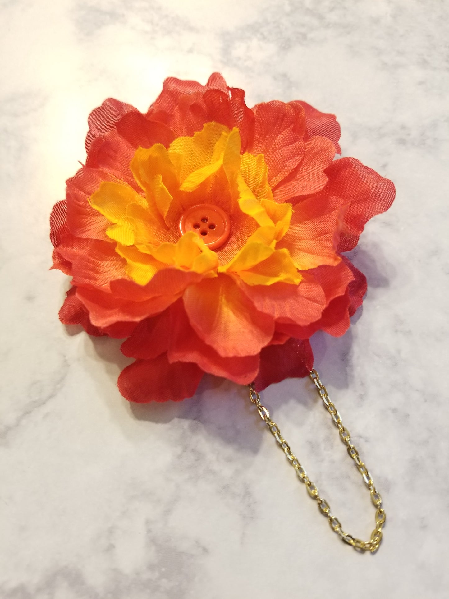 Hair Flower/Orange - thatboholife